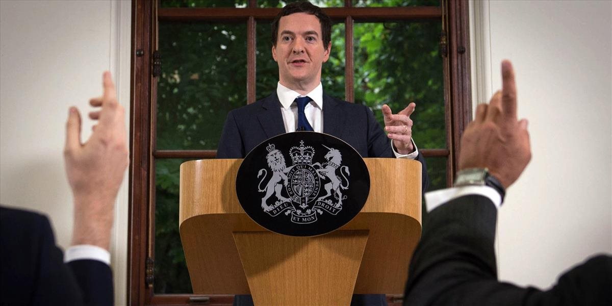 Británia zvládne krízové scenáre, tvrdí minister financií Osborne
