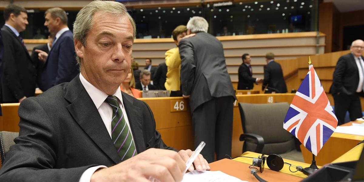 Farage: Príklad Británie budú nasledovať aj ďalšie štáty EÚ