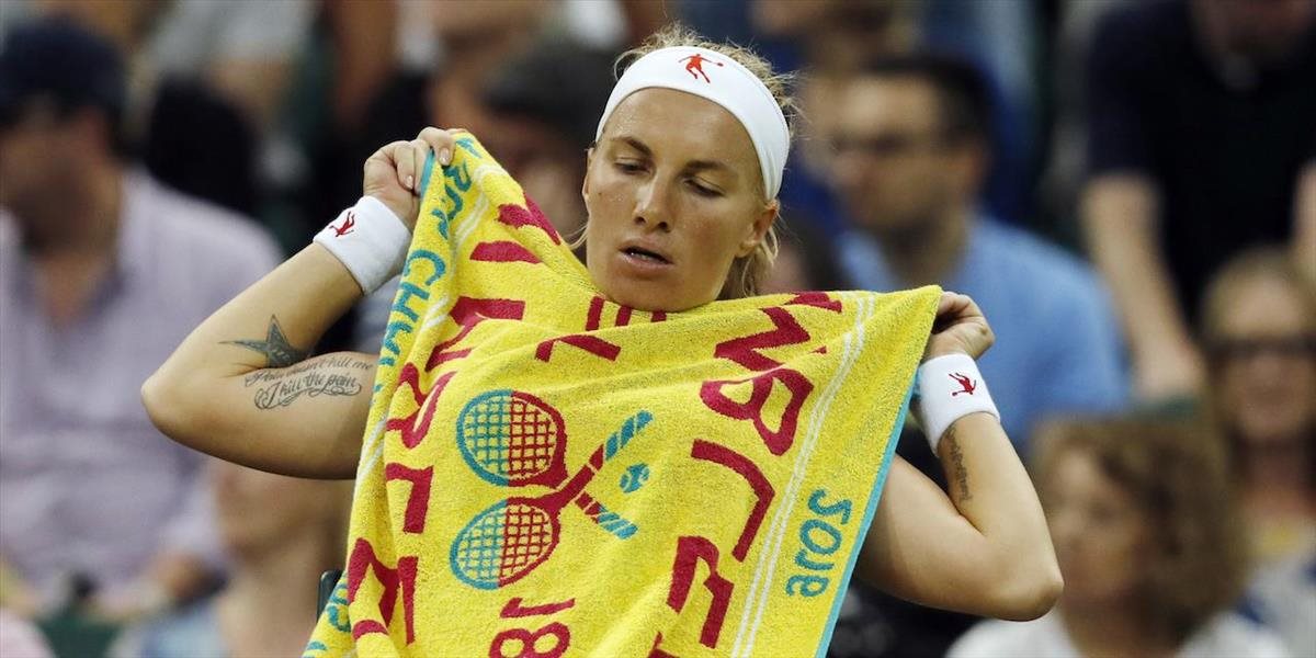 Wimbledon: Kuznecovová vyradila v 1. kole dvojhry Wozniacku