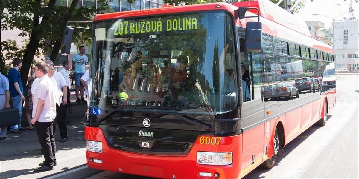 Dopravný podnik v Bratislave mení od júla trasy a grafikon niektorých trolejbusov