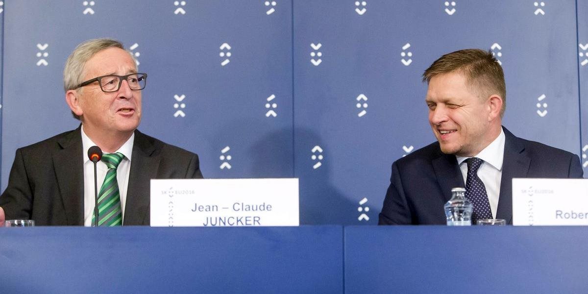 Fico mal s Junckerom mimoriadne otvorenú, ale vecnú diskusiu