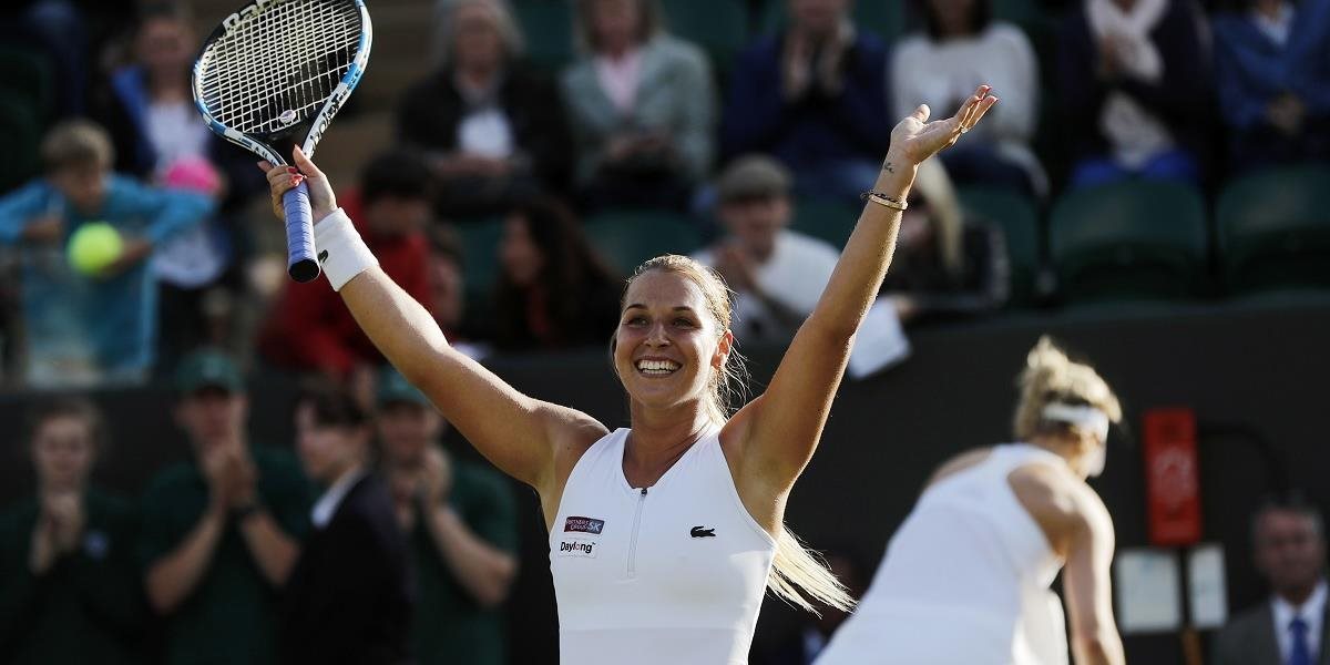 Wimbledon: Cibulková postúpila do osemfinále dvojhry