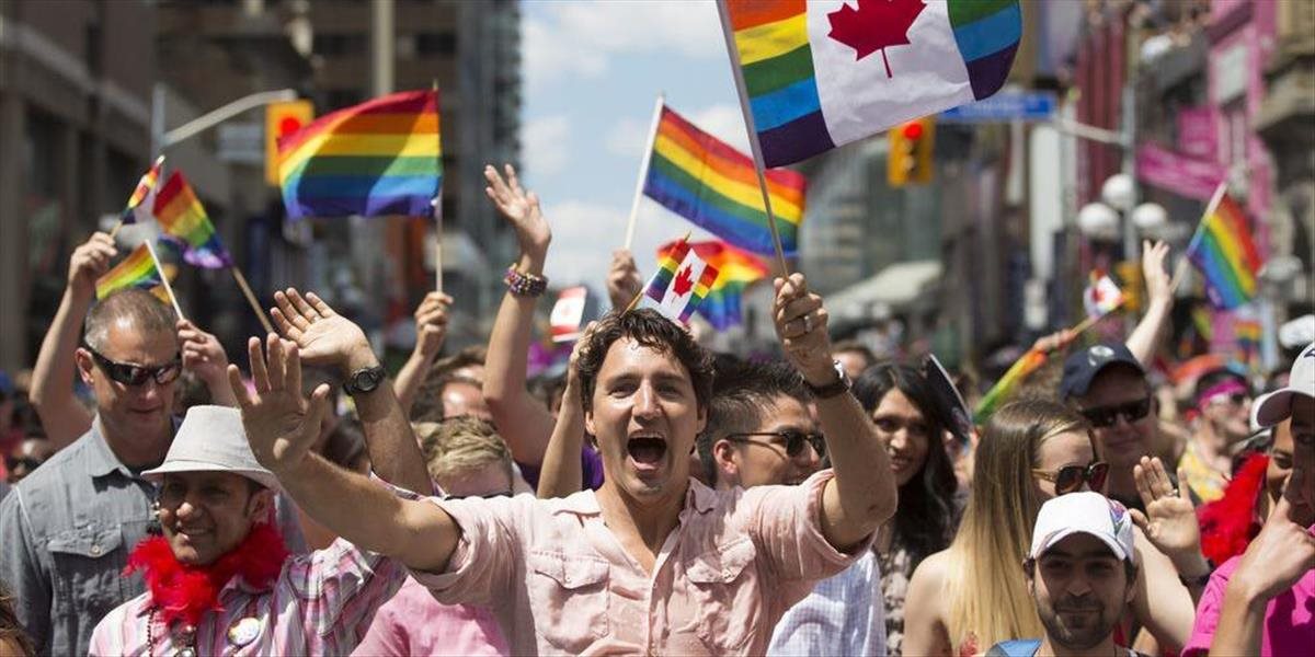 Trudeau sa zúčastnil na sprievode gay pride