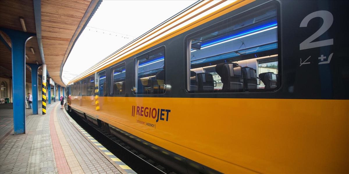 RegioJet plánuje novú vlakovú linku z Bratislavy do Brna, Pardubíc a Prahy