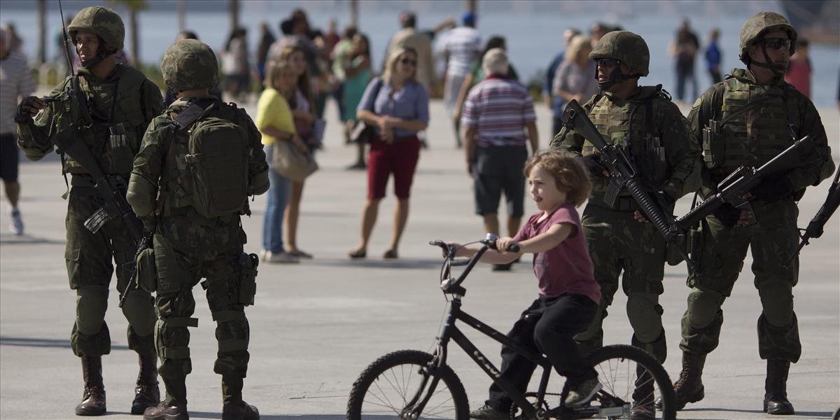 OH16: Na bezpečnosť v Riu dohliadajú vojaci i obrnené vozidlá
