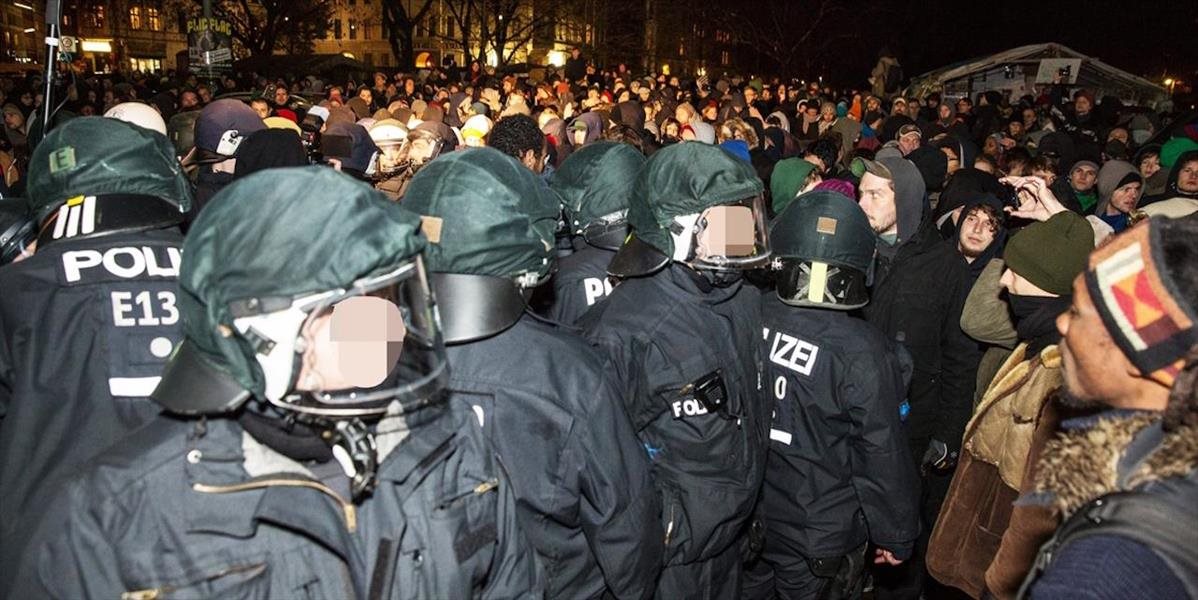 Násilné demonštrácie v Berlíne: Hlásia 123 zranených policajtov