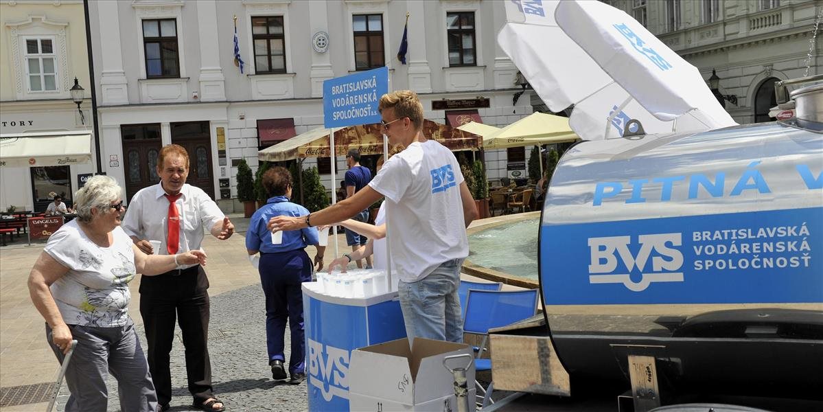 V Bratislave budú počas horúcich letných dní cisterny s pitnou vodou