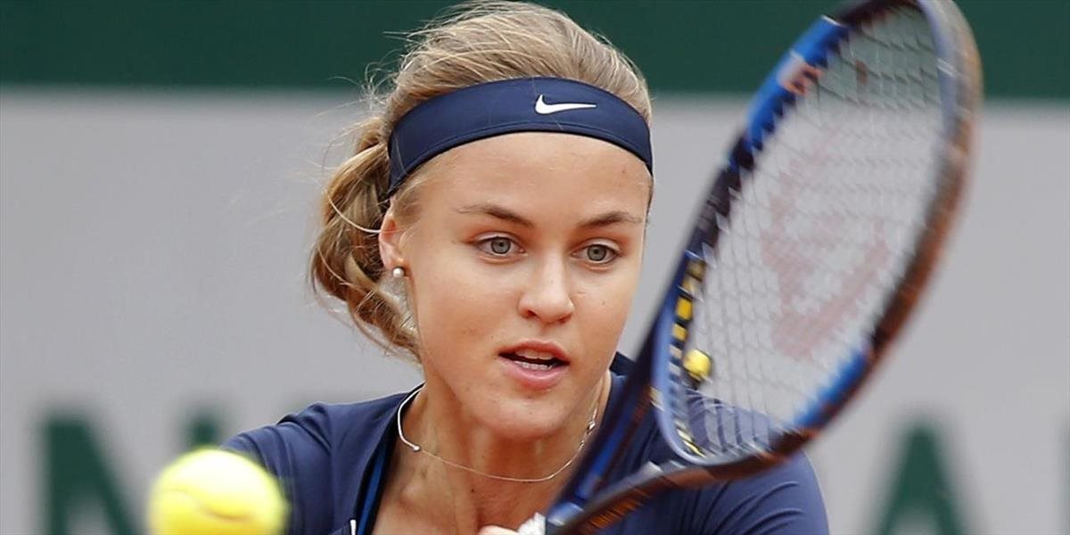 WTA Bukurešť: Schmiedlová z mečbalu prehrala v 1. kole