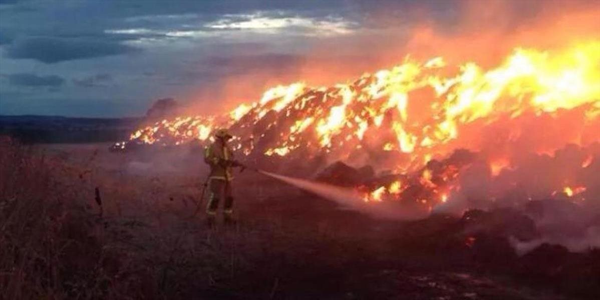 Požiar pri Galante: Škody vyčíslili až na 130-tisíc eur