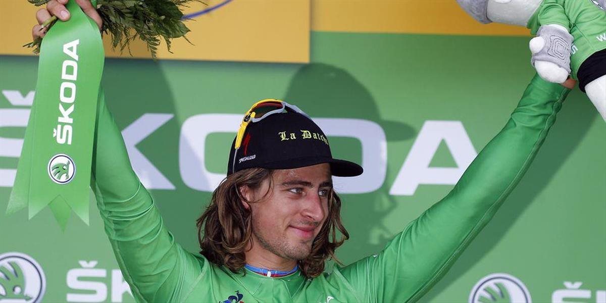 Tour de France:  Sagan vyhral ďalšiu prémiu, je opäť v zelenom