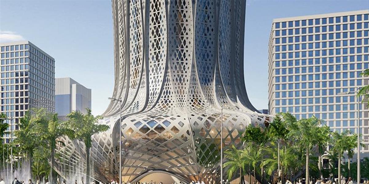 FOTO V Katare plánujú postaviť hotel v tvare kvetu od Zahy Hadid
