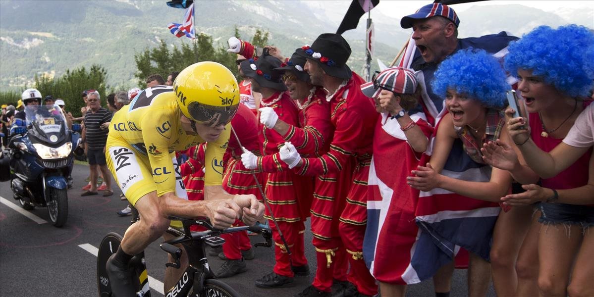 Tour de France: Horskú časovku ovládol Froome a navýšil náskok, Sagan až 90.