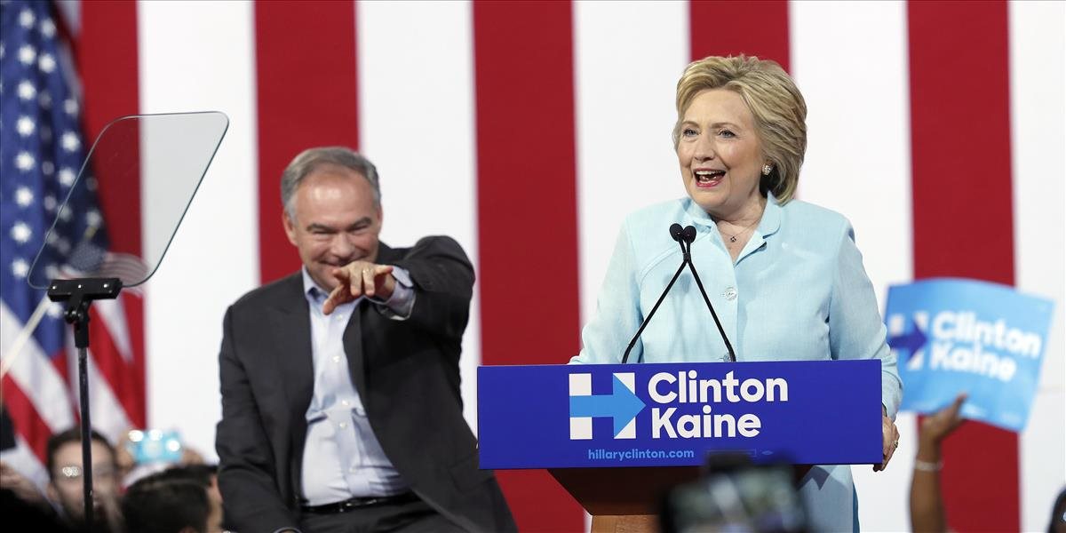Clintonová predstavila svojho kandidáta na viceprezidenta Tima Kainea