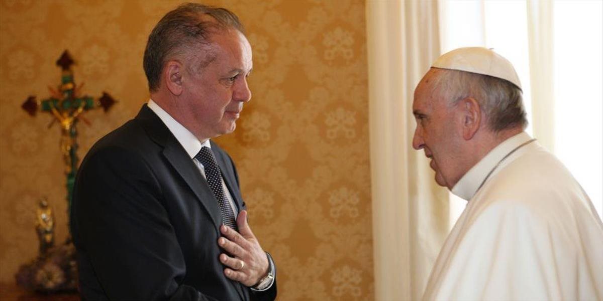 Kiska sa v Krakove stretne s pápežom Františkom