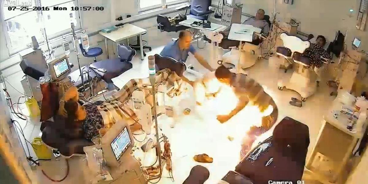 Otrasné VIDEO: Muž podpálil pacienta v nemocnici, zomreli traja ľudia