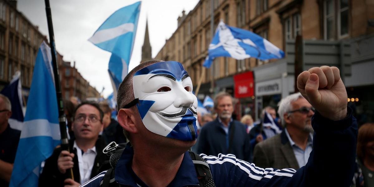 V centre Glasgowa sa demonštrovalo za nové referendum o nezávislosti