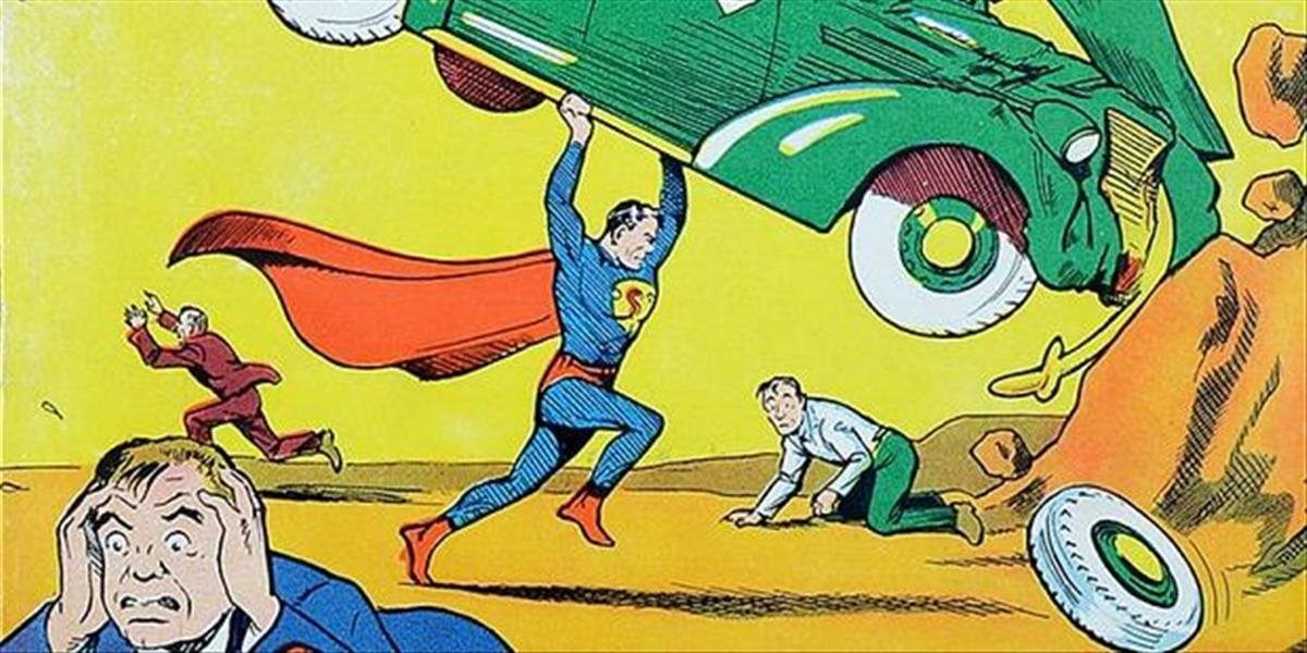 Komiks s prvým vyobrazením Supermana vydražili za takmer milión dolárov