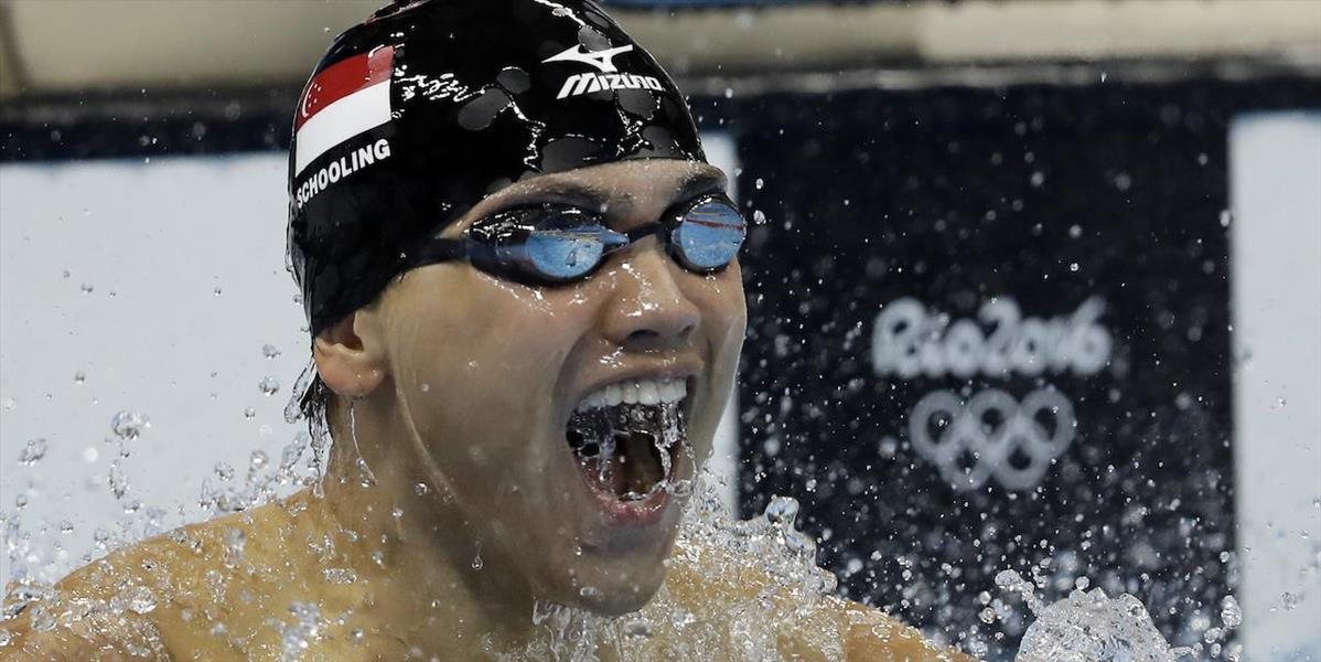 Prvé zlato pre Singapur: Schooling zdolal Phelpsa
