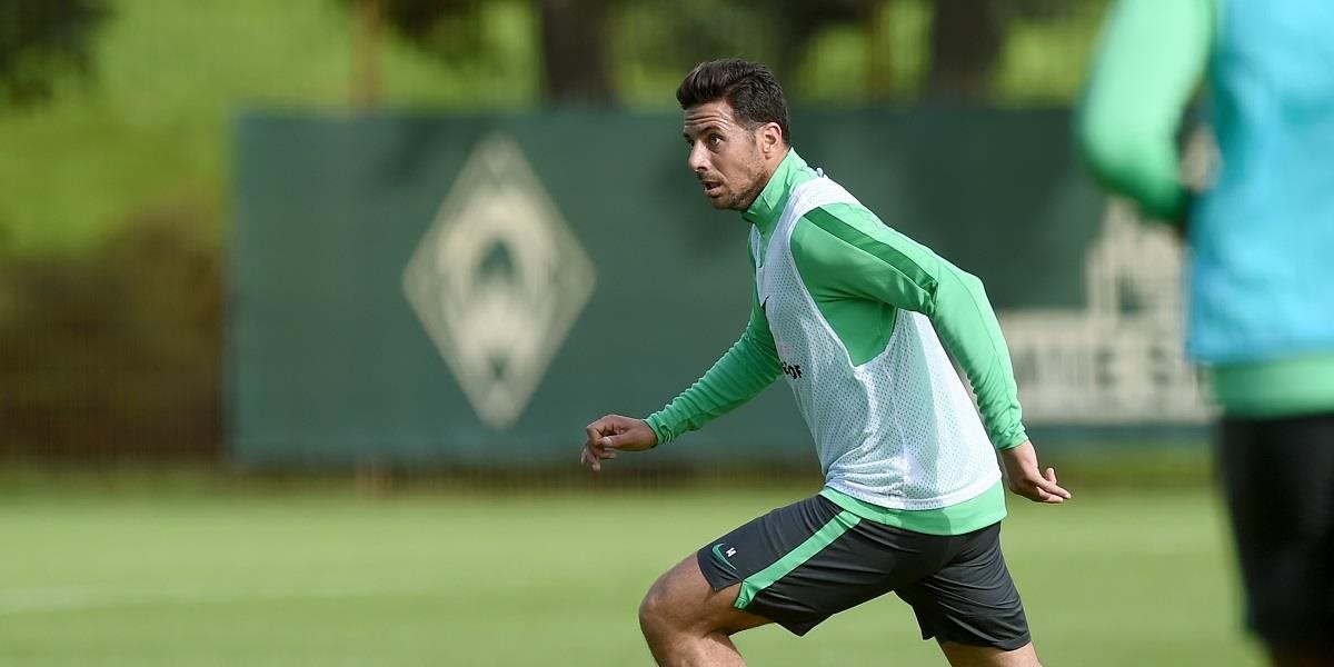 Zranený Pizarro asi bude Werderu chýbať v pohárovom dueli