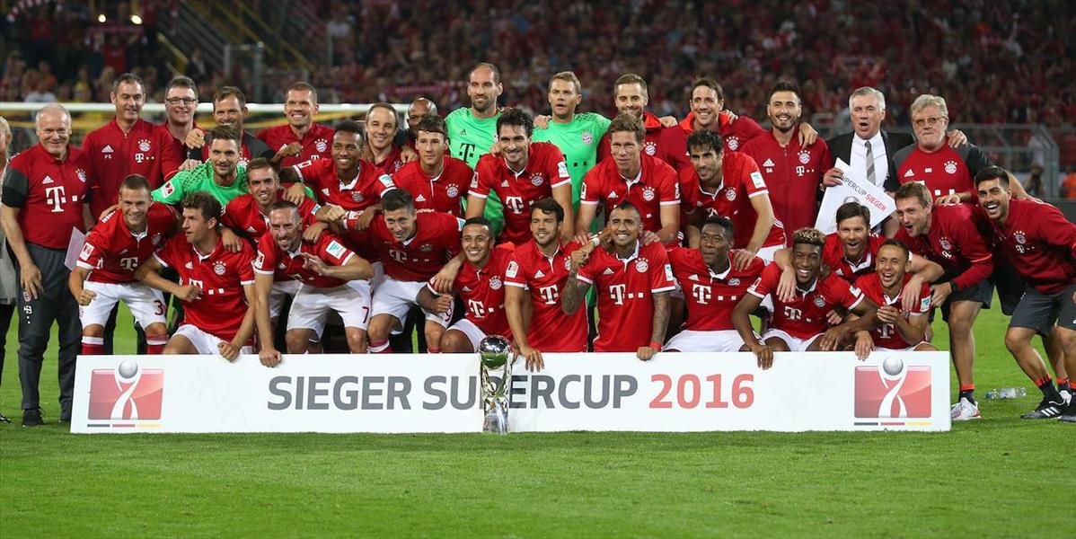 Bayern získal piatykrát Nemecký superpohár, Dortmund zdolal 2:0