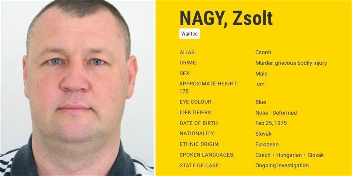 NAKA zadržala v Dunajskej Strede medzinárodne hľadaného vraha Zsolta Nagya alias Čontyho