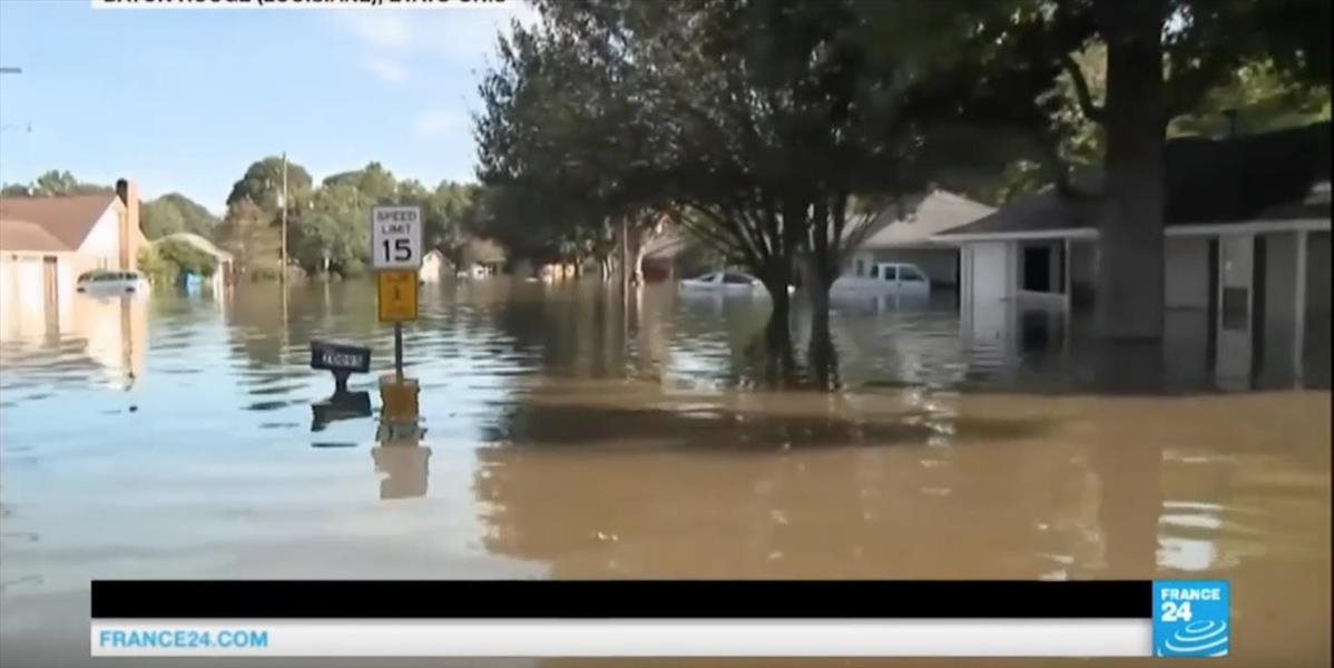 Záplavy v Louisiane majú už najmenej 13 mŕtvych