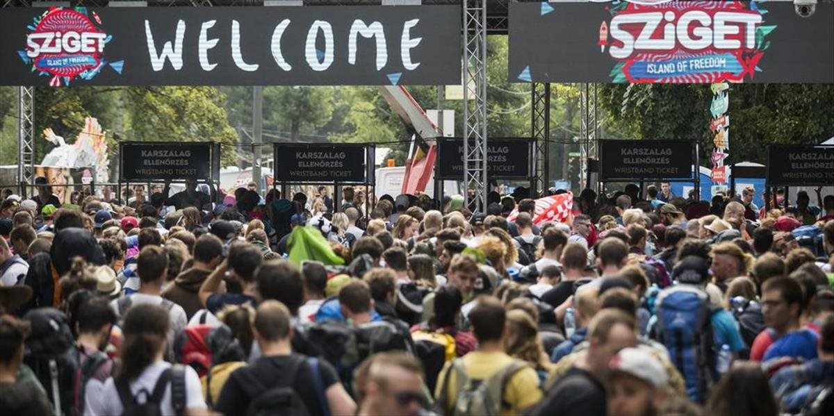 Počas desiatich dní Festivalu Sziget zadržala polícia 66 ľudí