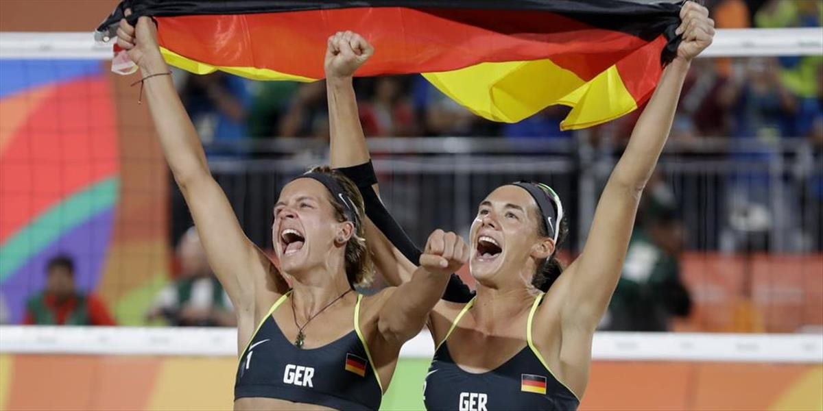 Plážové volejbalistky Nemky Ludwigová a Walkenhorstová vybojovali zlato