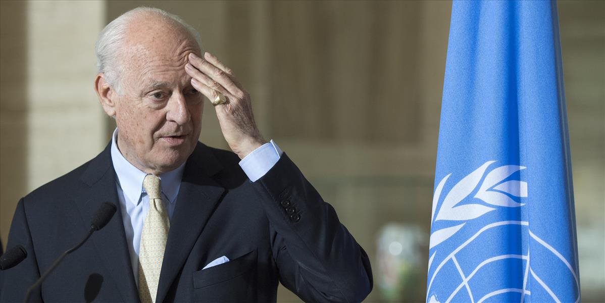 Vyslanec OSN pre Sýriu prerušil stretnutie o humanitárnej pomoci: Nemá to zmysel