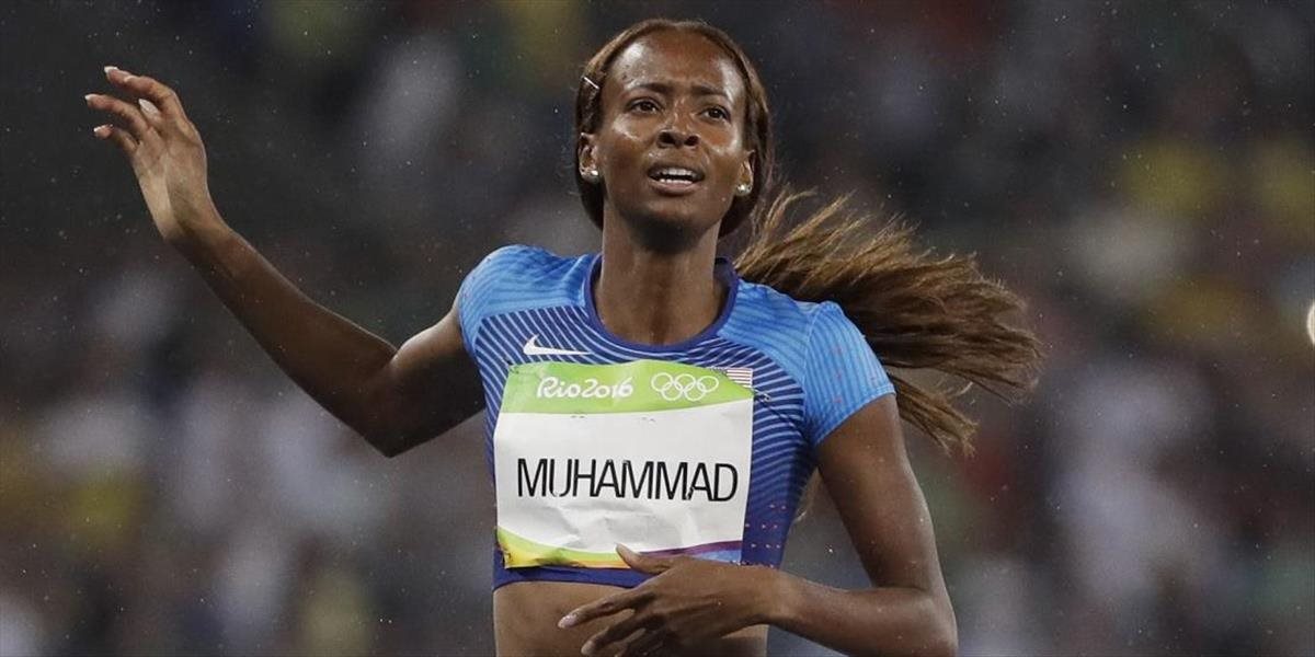 Američanka Muhammadová zlatá na 400 m prekážky