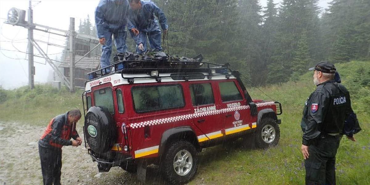 Strateného turistu hľadali v Malej Fatre horskí záchranári aj policajti