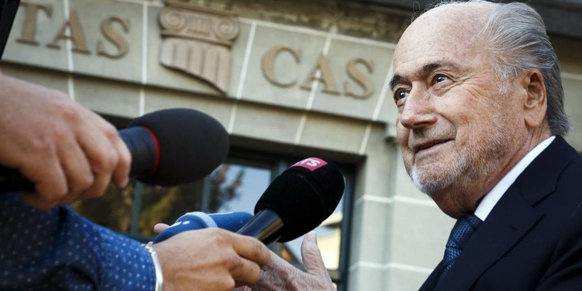 Blatter pred CAS, verí v priaznivý výrok