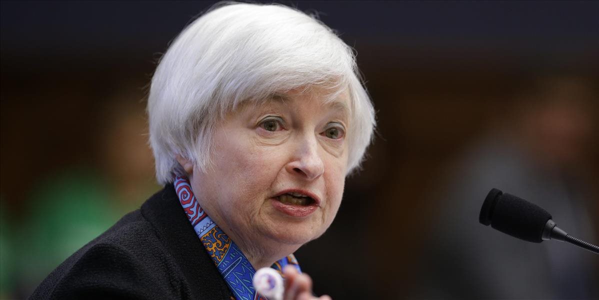 Šéfka Fedu signalizovala ďalšie možné zvýšenie úrokových sadzieb