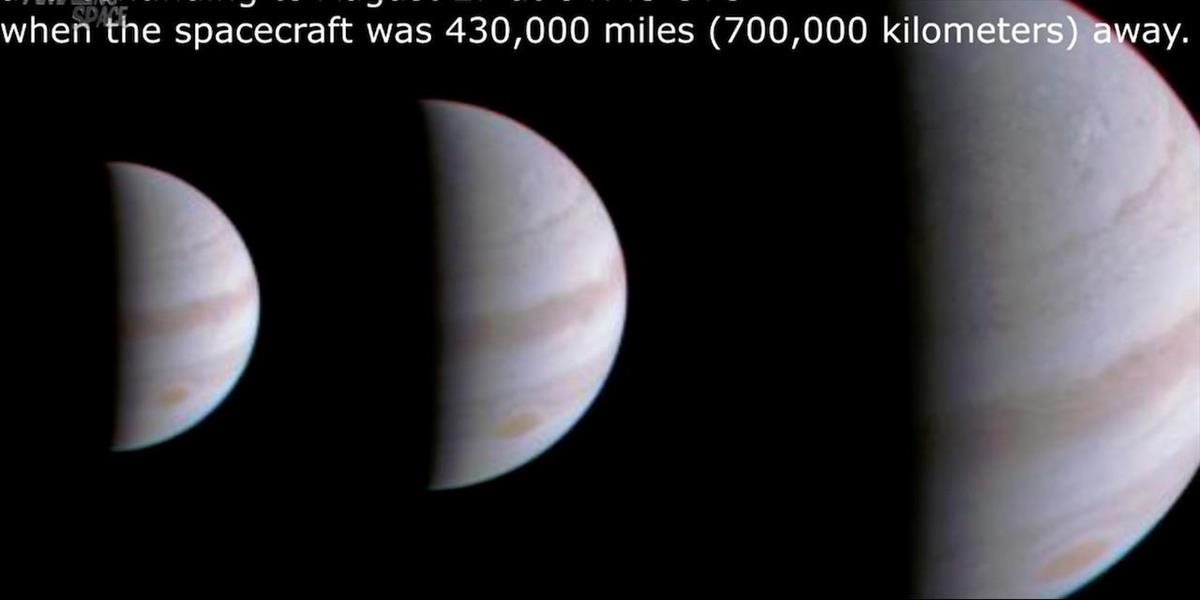 VIDEO Sonda Juno poslala dosiaľ najlepšie fotografie Jupitera
