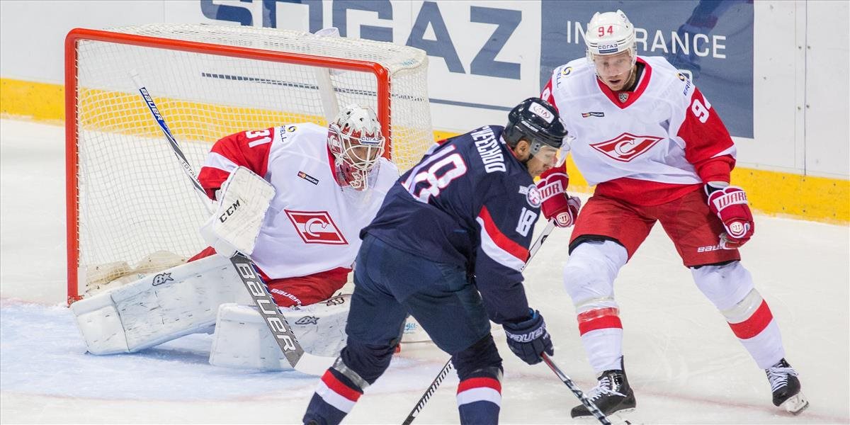 KHL:  Hokejisti Slovana Bratislava nastúpili  na svoj tretí domáci duel proti Spartaku Moskva