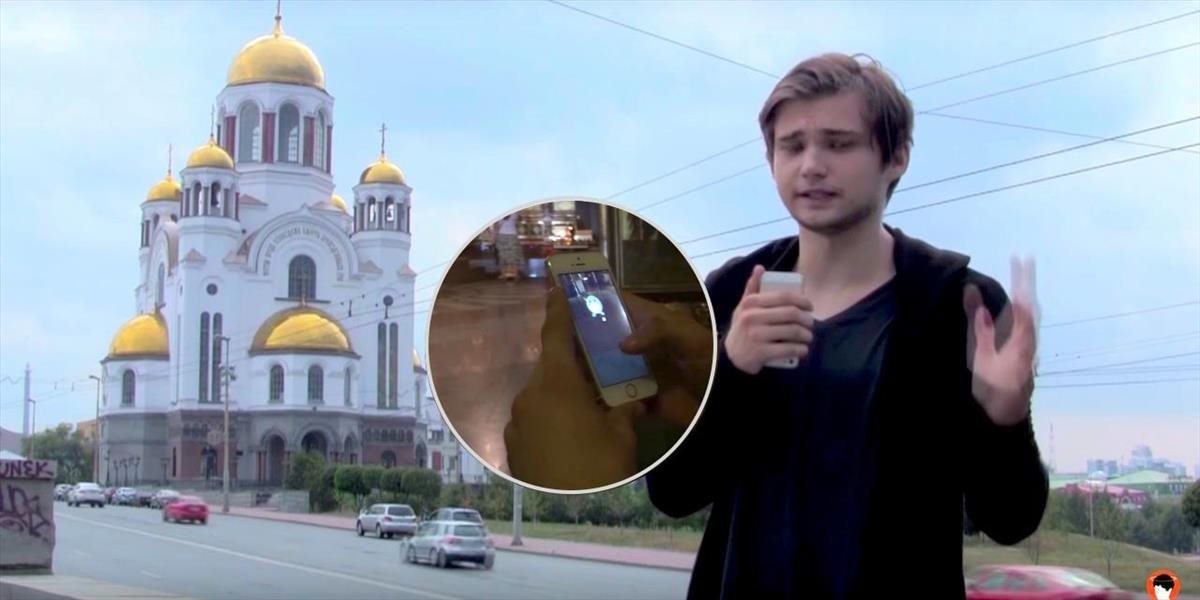 VIDEO Ruský videobloger hral Pokemon Go v pravoslávnom chráme: Hrozí mu aj niekoľko rokov za mrežami