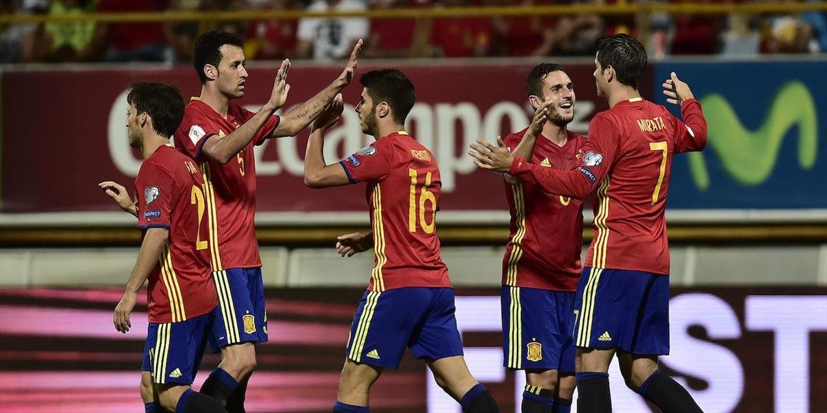 VIDEO Španieli strelili osem gólov, v Albánsku prerušili zápas