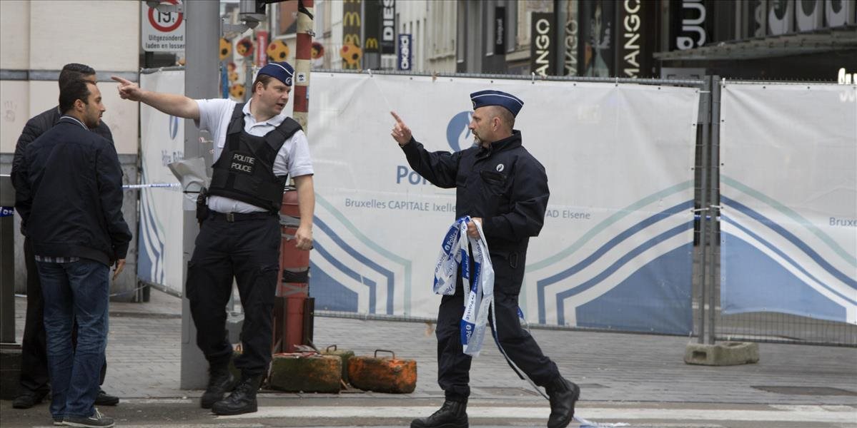 Útočník s nožom napadol v bruselskom Molenbeeku dvoch policjatov