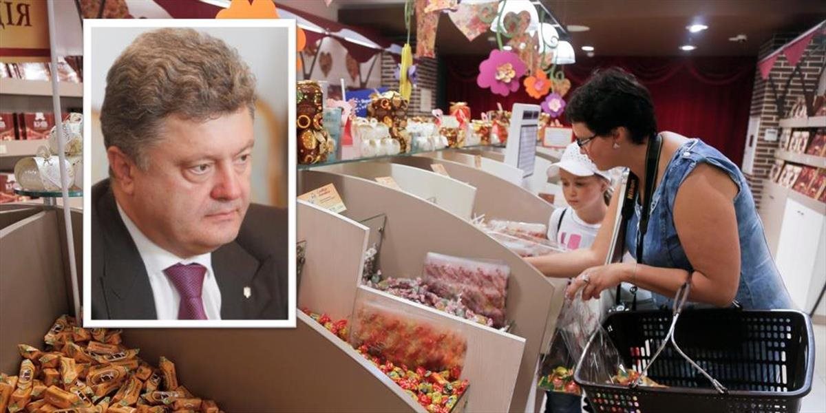 Porošenko Ukrajincom leží v žalúdku, jeho čokoládovni sa vyhrážali výbuchom