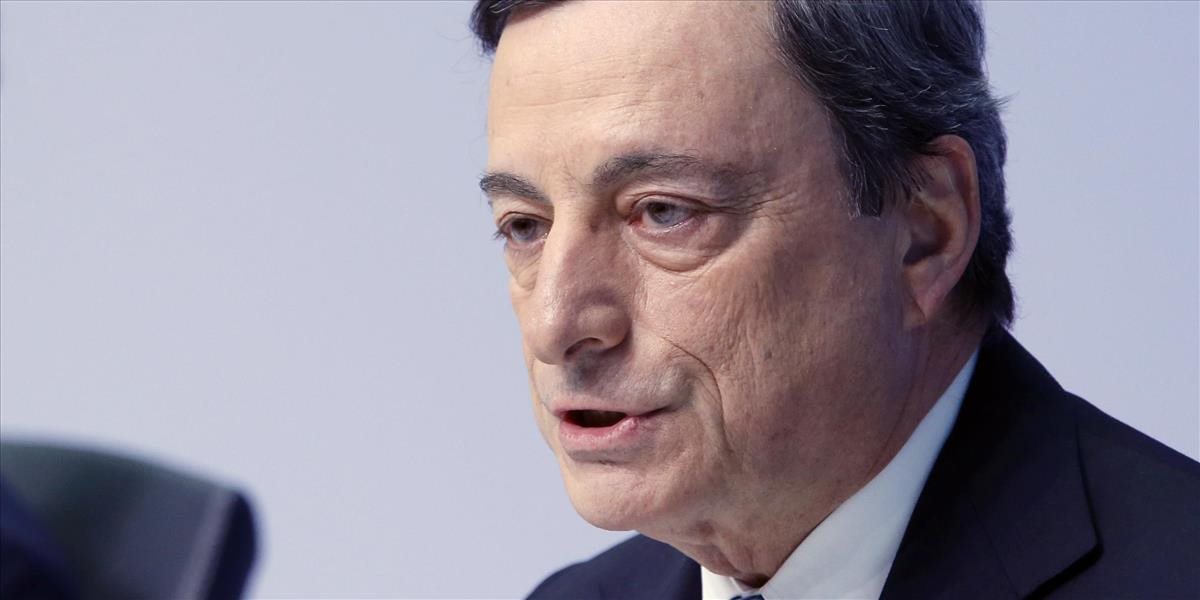 Draghi: Menová politika ECB je absolútne účinná