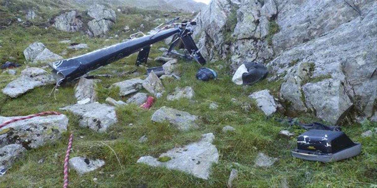 FOTO V rakúskych horách sa zrútil vrtuľník, zahynul v ňom aj svetový šampión Hannes Arch