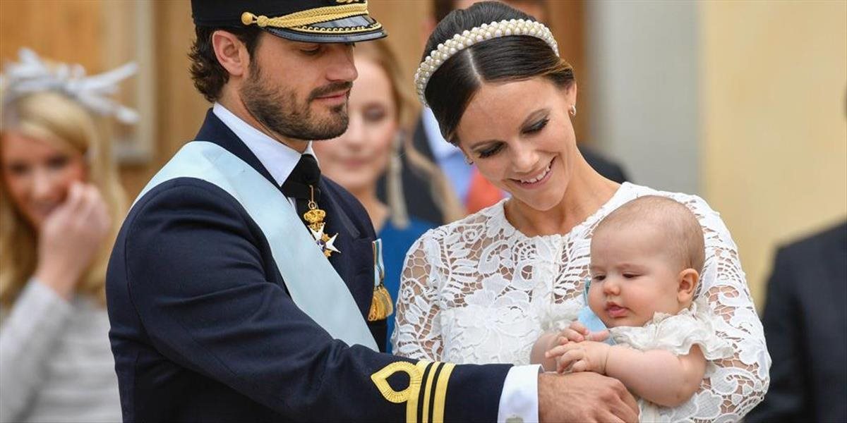 V Štokholme pokrstili princa Alexandra, ktorý sa narodil v apríli