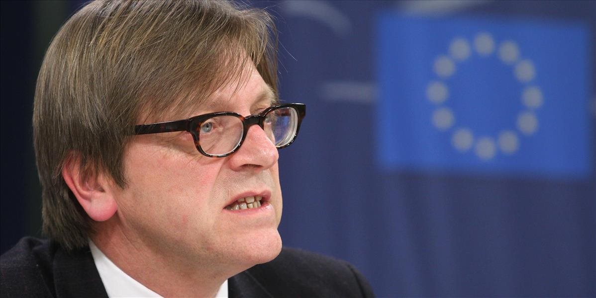 Verhofstadt: EÚ by mala považovať brexit za príležitosť, ako dosiahnuť pokrok