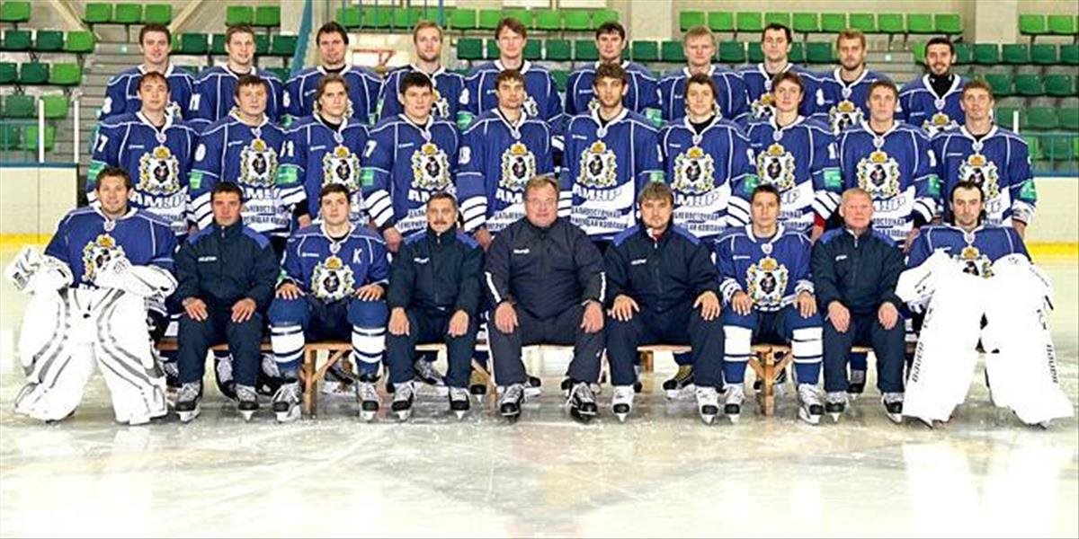 KHL: Amur Chabarovsk - Červená hviezda Kchun-lun 3:1 vo štvrtkovom zápase