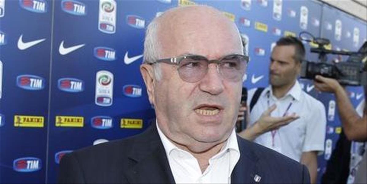 Šéf FIGC Tavecchio plánuje zredukovať počet klubov v Serii A, pre pokles záujmu divákov