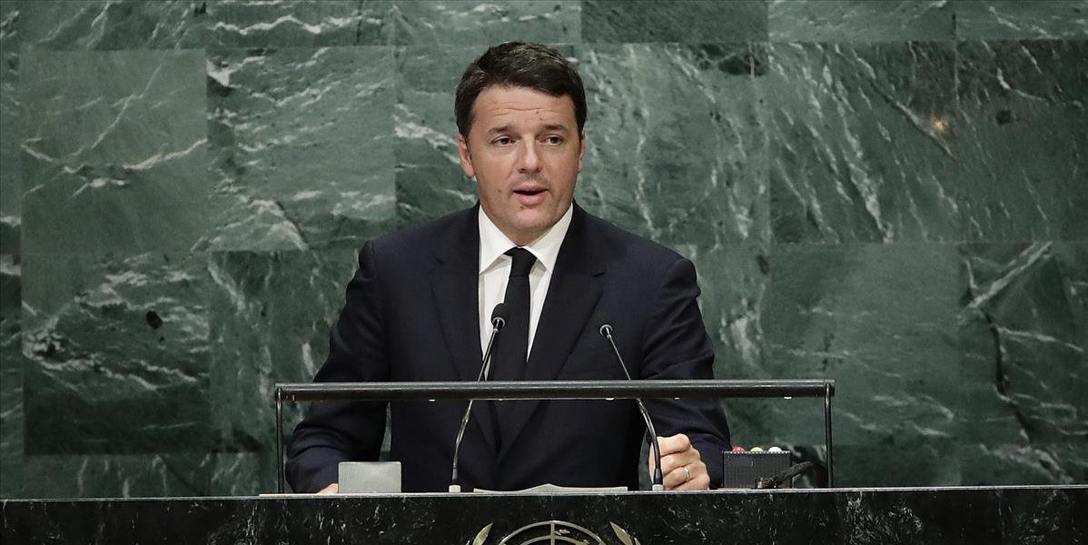 Renzi upozornil na význam investícií do školstva v boji s domácim terorizmom