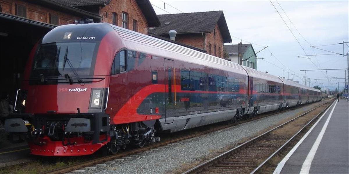 Rakúske železnice nahradia vlaky Intercity novými Railjetmi