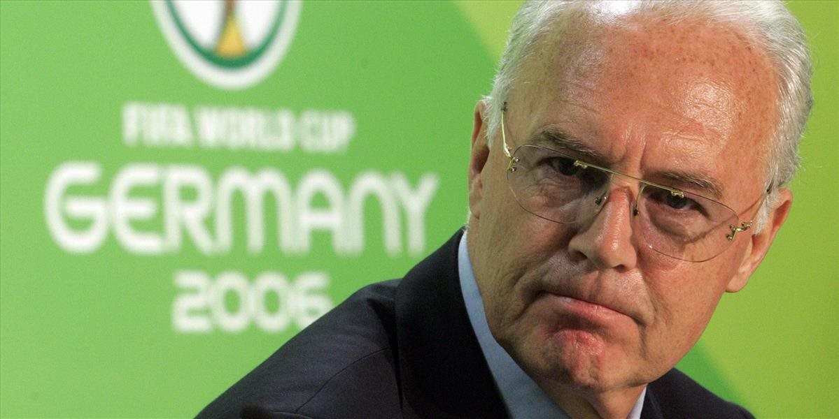 Prezident DFB: Beckenbauer urobil chybu, peniaze od sponzora nemal zatajiť