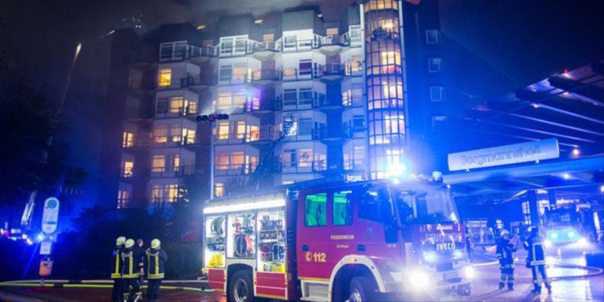 Požiar v nemocnici v nemeckom Bochume: Zahynuli dvaja ľudia