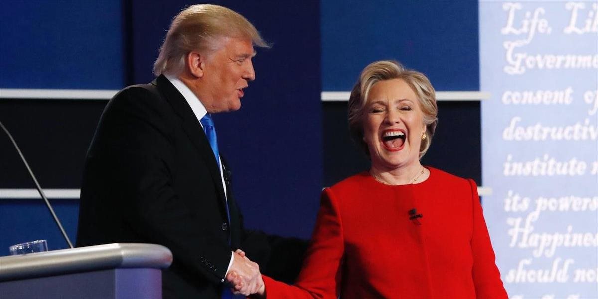 Clintonová má po prvej prezidentskej debate 5-percentný náskok pred Trumpom